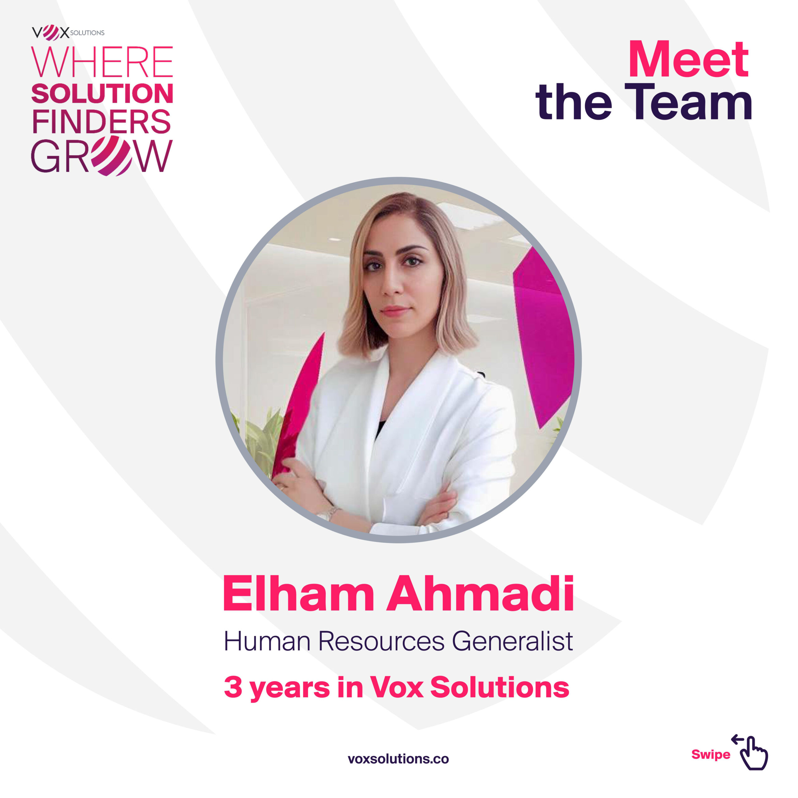 Meet the Team Ela Ahmadi
