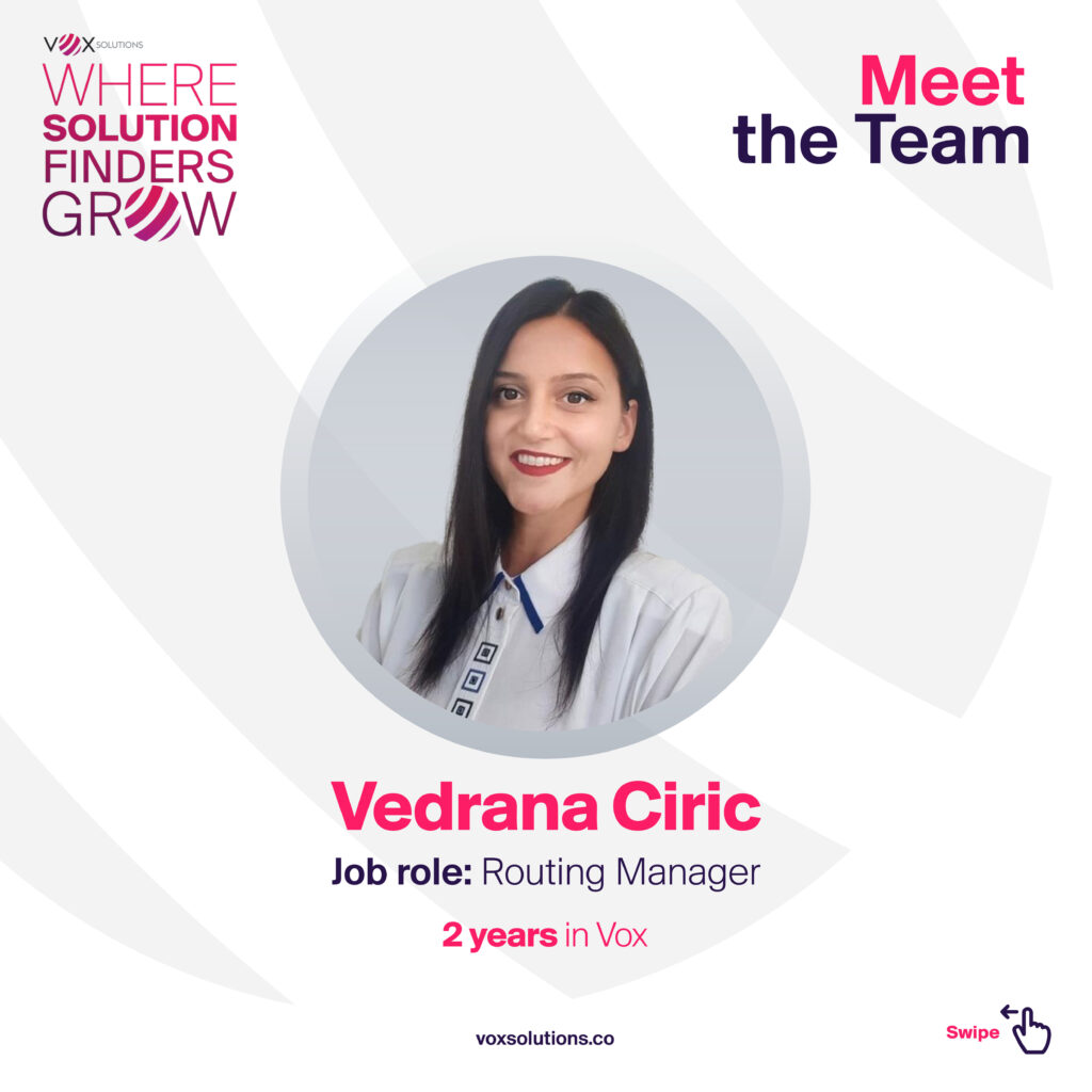 Meet the Team Vedrana Cilic